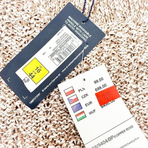 Marks & Spencer Wool Sleeveless Sweater Top Size L - Picture 3 of 5